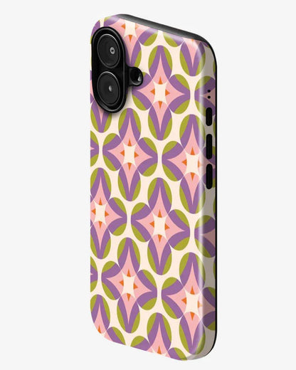 Pastel Geometry Glossy Armour Shell Phone Cover