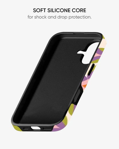 Pastel Geometry Glossy Armour Shell Phone Cover