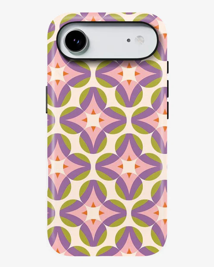 Pastel Geometry Glossy Armour Shell Phone Cover