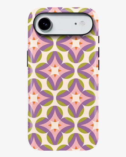 Pastel Geometry Glossy Armour Shell Phone Cover