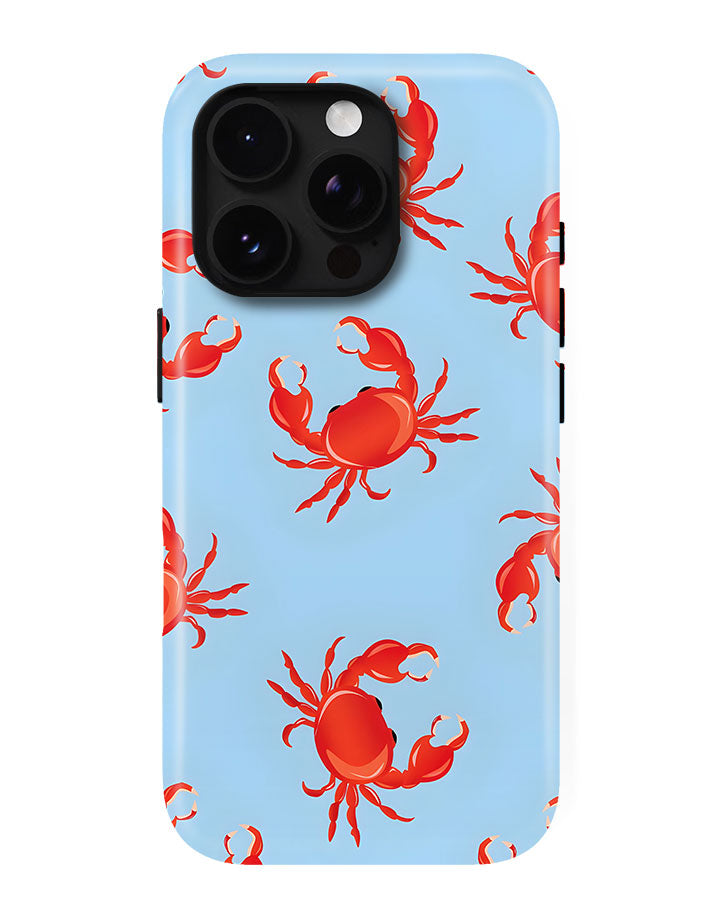 Cherry Crab Glossy Armour Shell Phone Cover