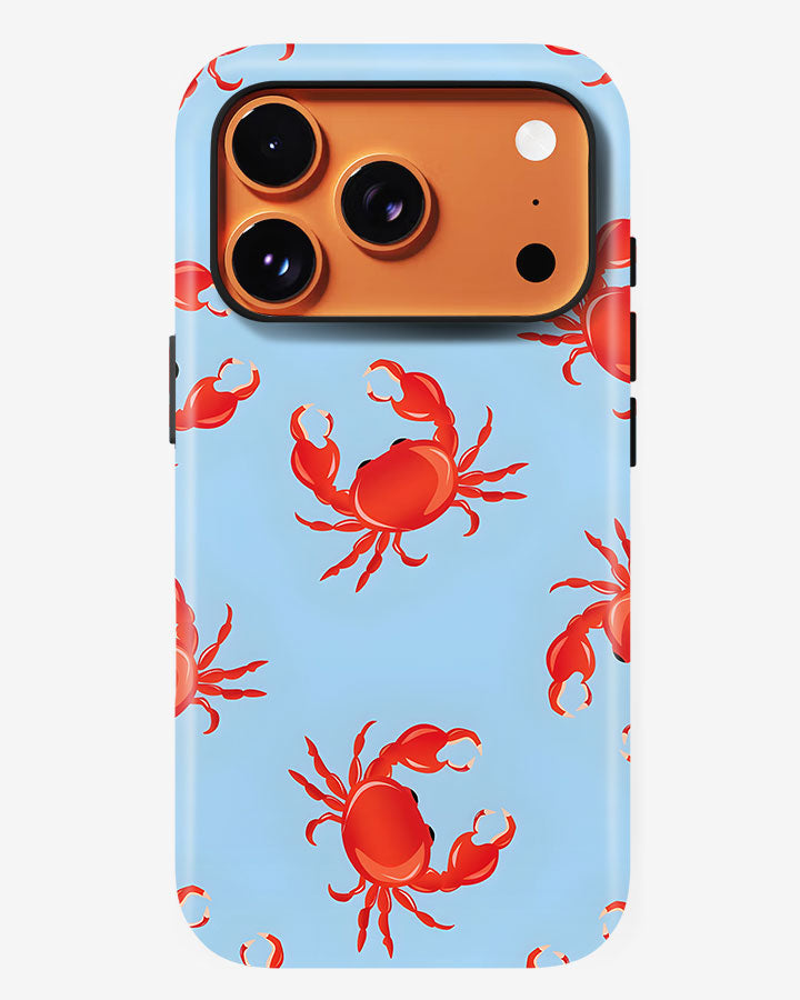 Cherry Crab Glossy Armour Shell Phone Cover