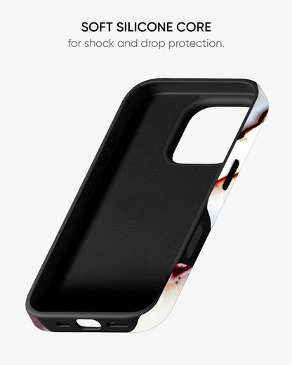 Ruby Agate Core Glossy Armour Shell Phone Cover