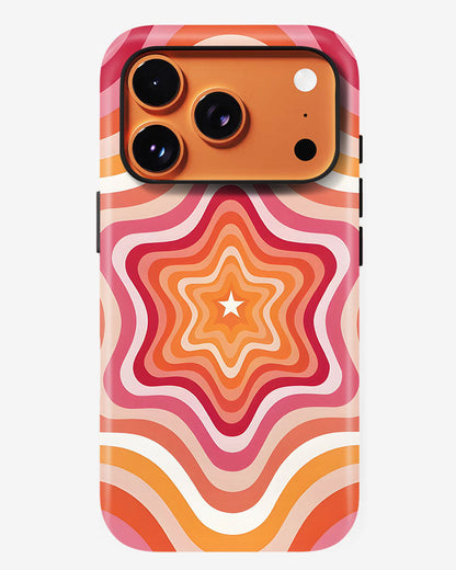 Sunset Swirl Glossy Armour Shell Phone Cover