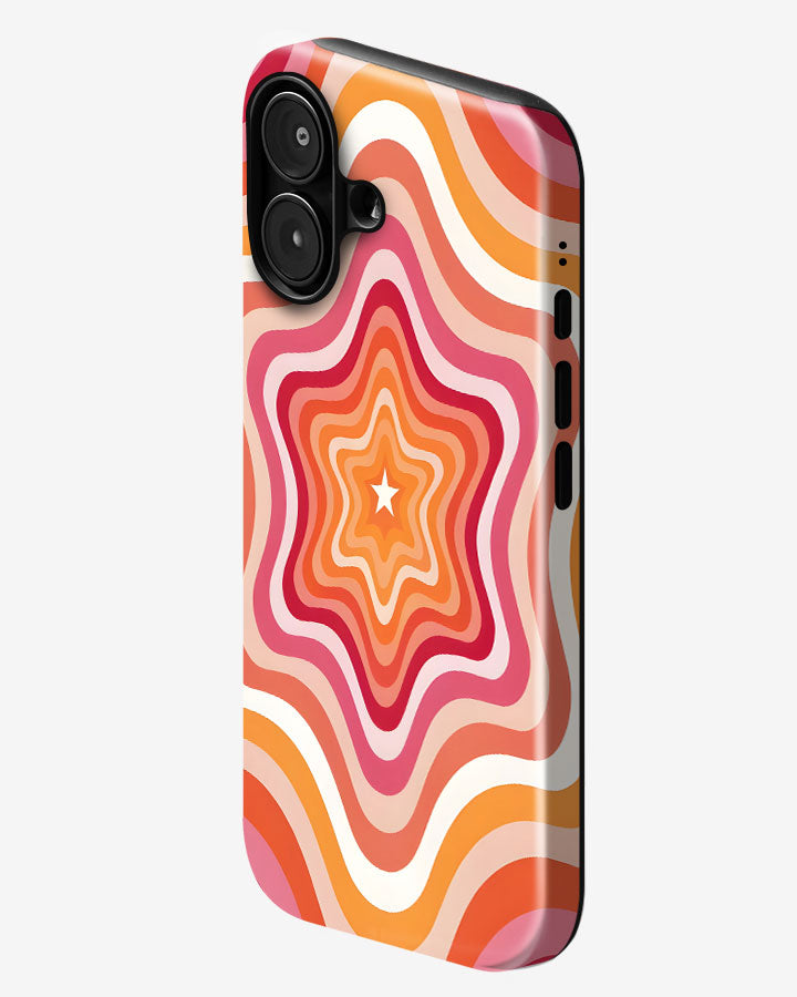 Sunset Swirl Glossy Armour Shell Phone Cover