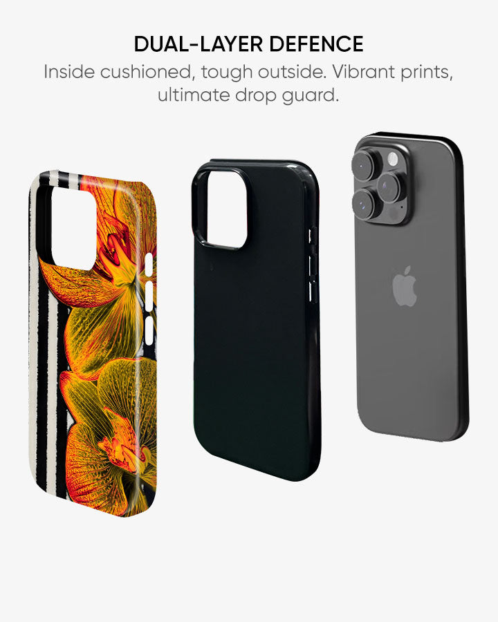 Inferno Petals Glossy Armour Shell Phone Cover