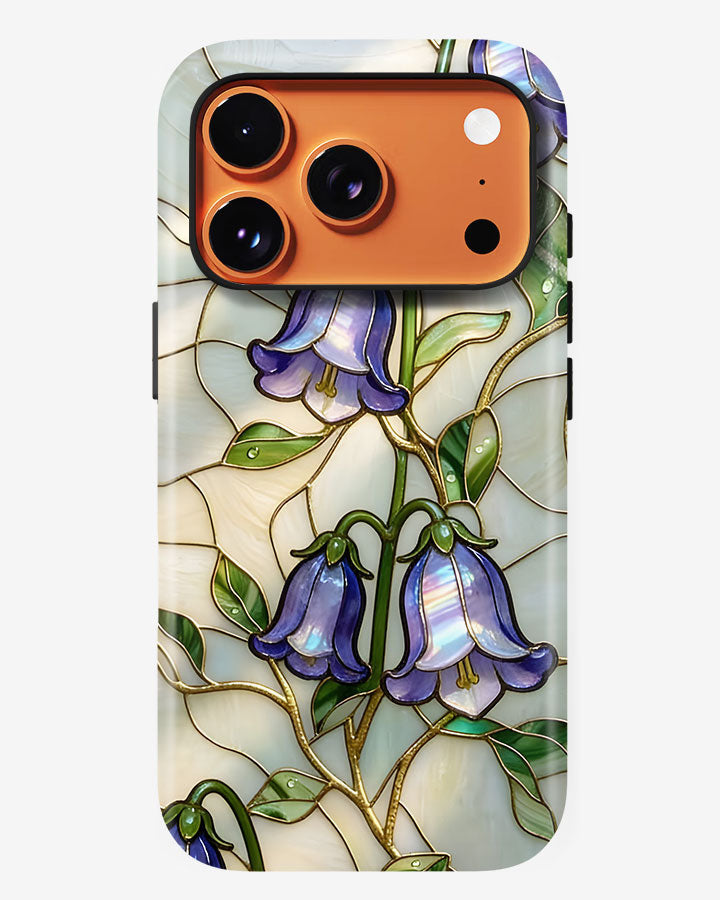 Lavender Wisteria Mosaic Glossy Armour Shell Phone Cover