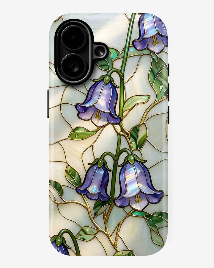 Lavender Wisteria Mosaic Glossy Armour Shell Phone Cover
