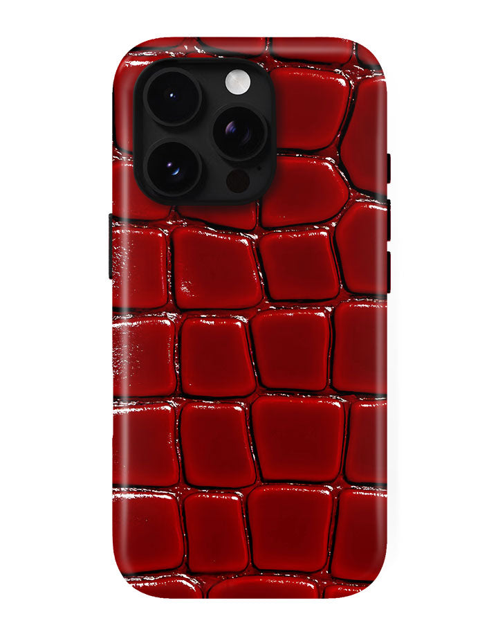 Ruby Chrome Rouge Glossy Armour Shell Phone Cover