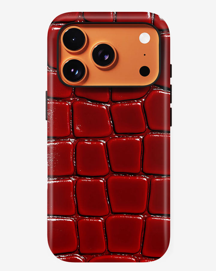 Ruby Chrome Rouge Glossy Armour Shell Phone Cover