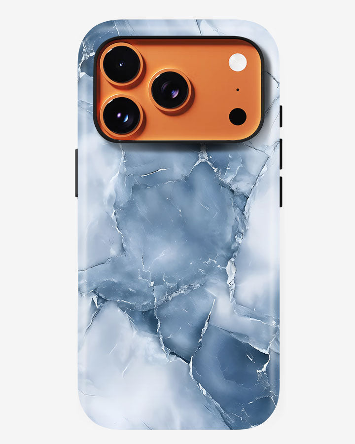 Arctic Veil Glacier Mist Glossy Armour Shell Phone Cover