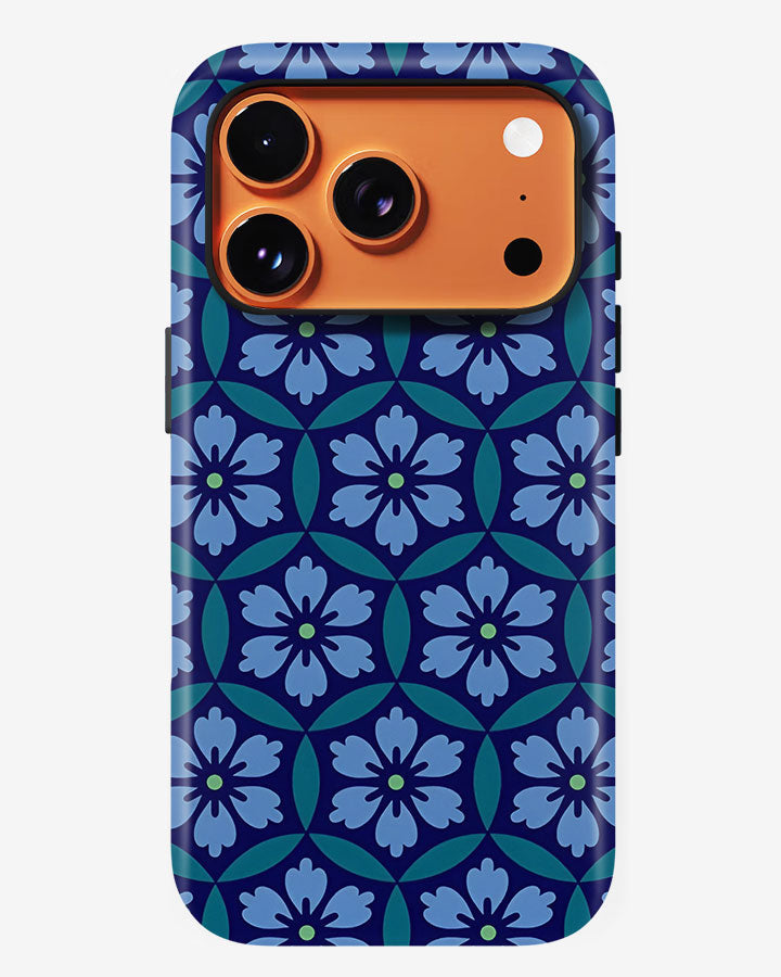 Periwinkle Pop Glossy Armour Shell Phone Cover