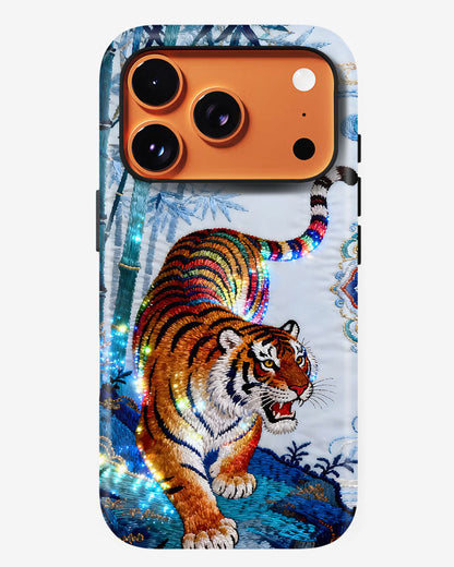 Celestial Tiger Glossy Armour Shell Phone Cover