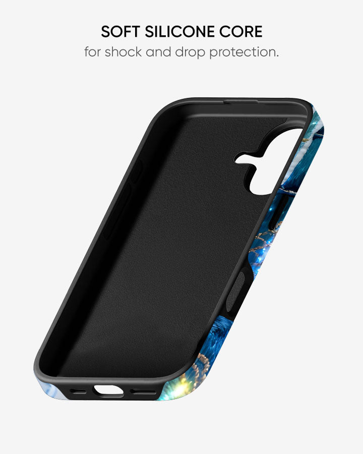 Celestial Tiger Glossy Armour Shell Phone Cover