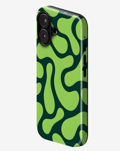 Kiwi Swirl Slime Glossy Armour Shell Phone Cover