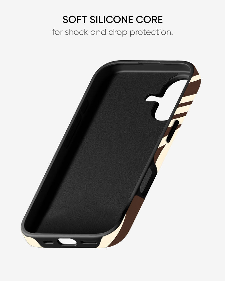 Chocolate Espresso Cream Armour Shell Phone Cover