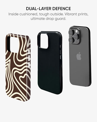 Chocolate Espresso Cream Armour Shell Phone Cover