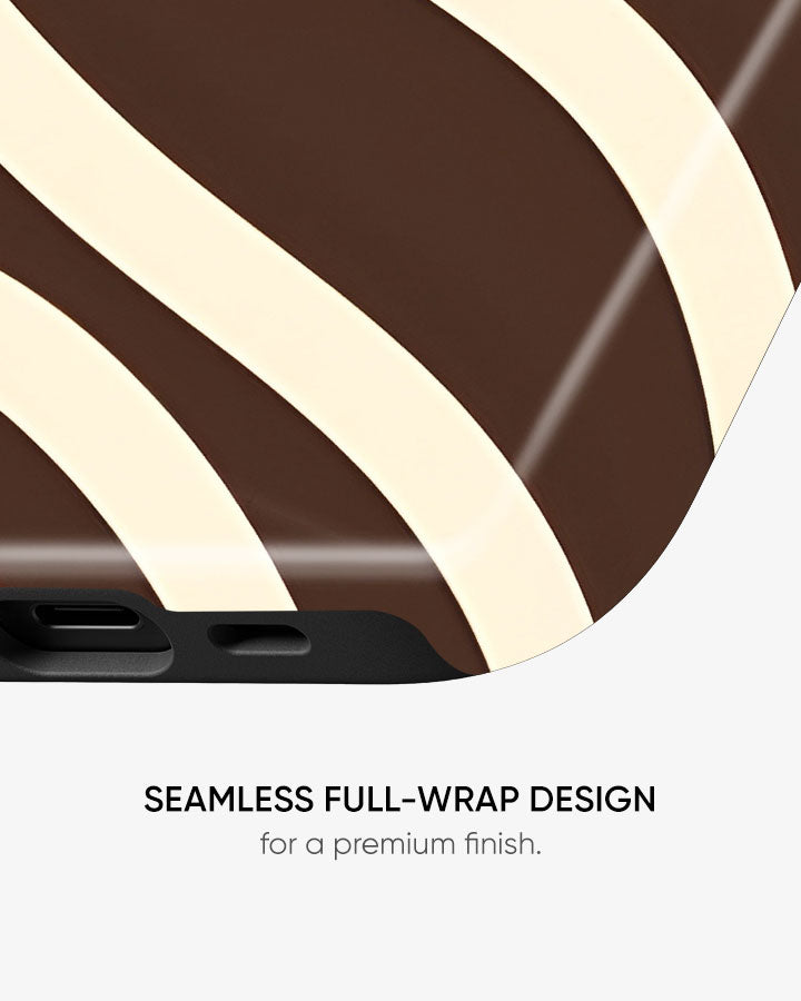 Chocolate Espresso Cream Armour Shell Phone Cover