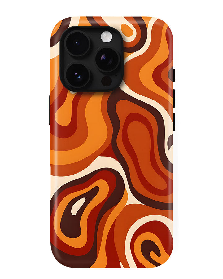 Pumpkin Groove Glossy Armour Shell Phone Cover