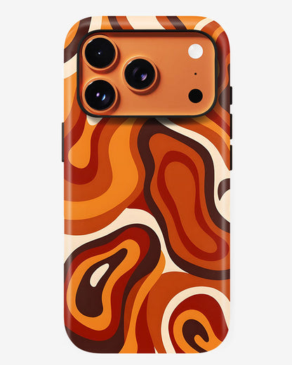 Pumpkin Groove Glossy Armour Shell Phone Cover