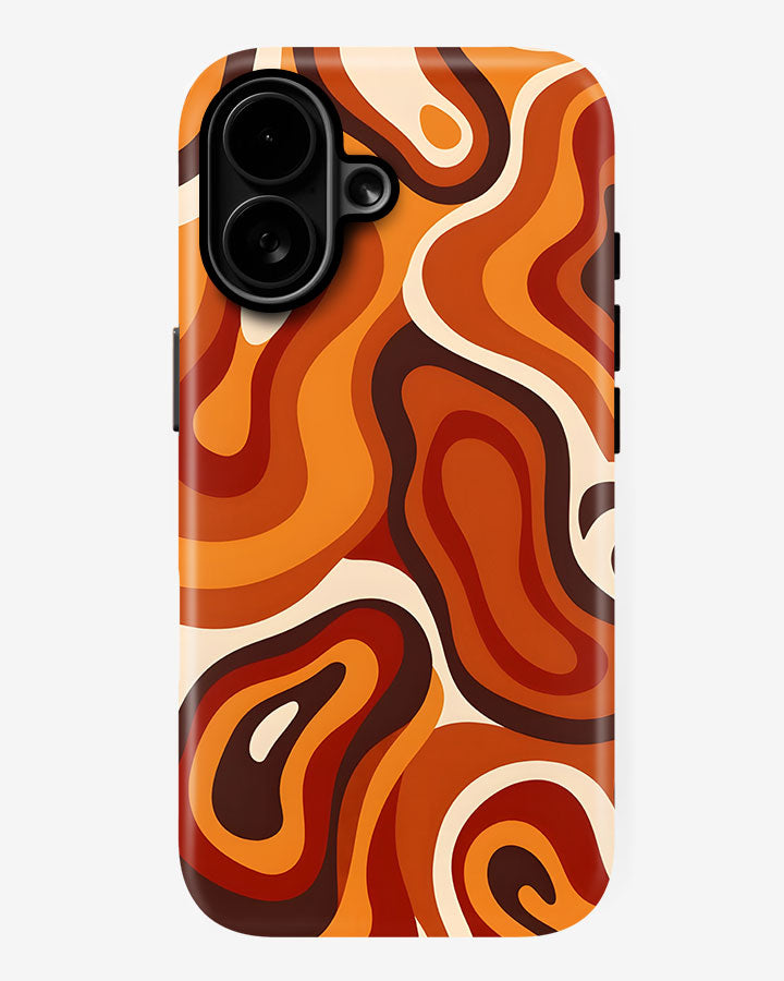Pumpkin Groove Glossy Armour Shell Phone Cover