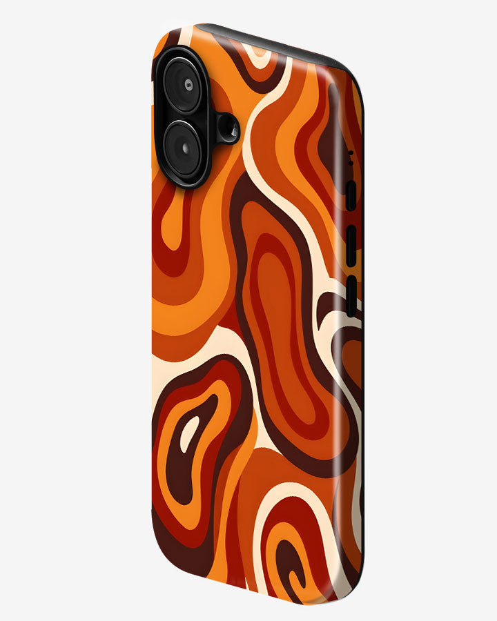 Pumpkin Groove Glossy Armour Shell Phone Cover