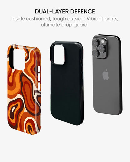Pumpkin Groove Glossy Armour Shell Phone Cover