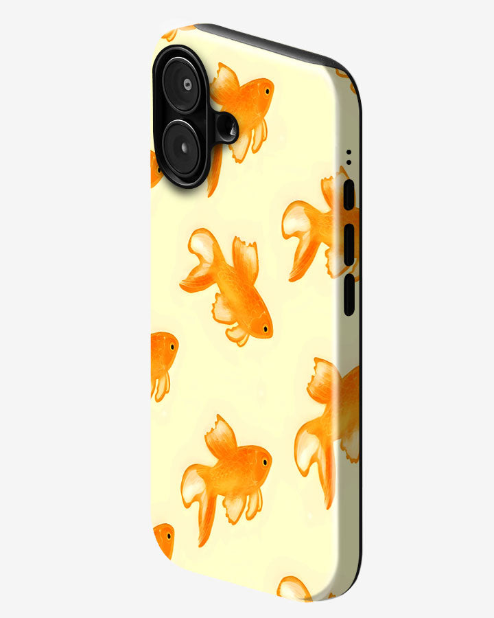 Golden Koi Glossy Armour Shell Phone Cover