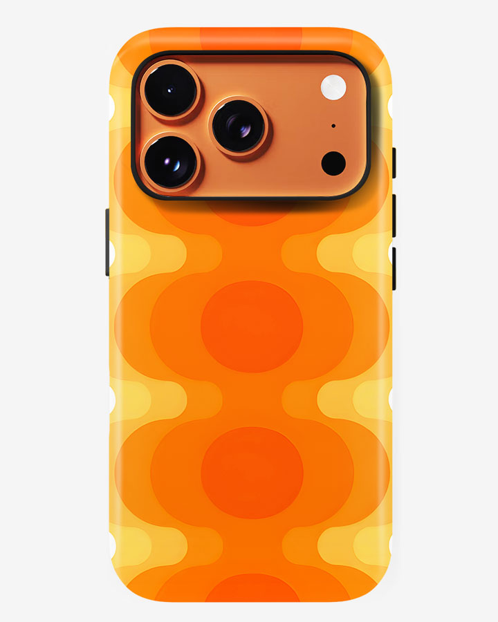 Ice Candy Orange Glossy Armour Shell Phone Cover