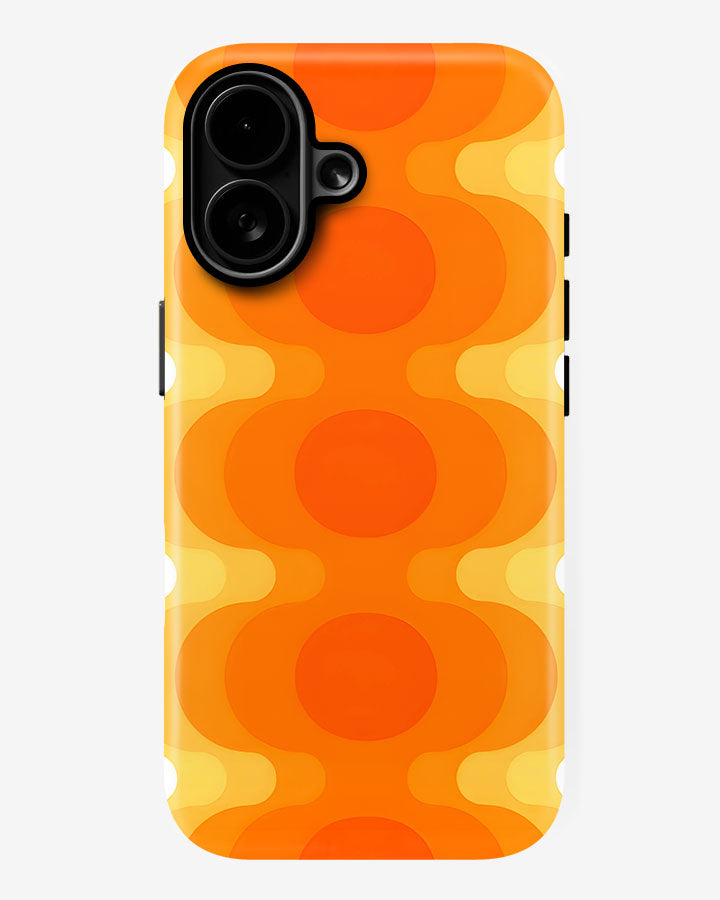 Ice Candy Orange Glossy Armour Shell Phone Cover