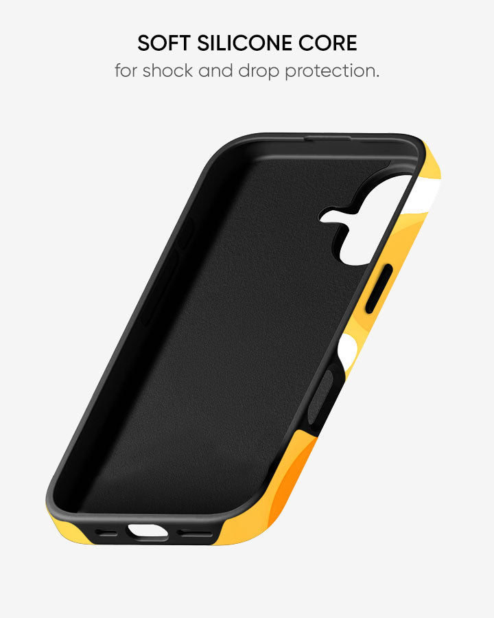 Ice Candy Orange Glossy Armour Shell Phone Cover