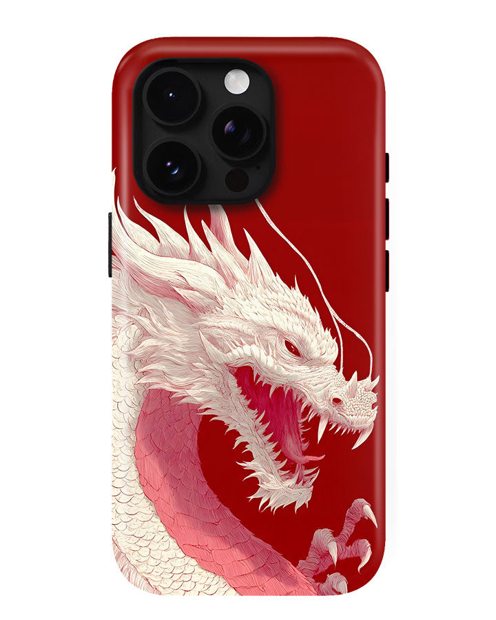 Red Dragon Spirit Armour Shell Phone Cover