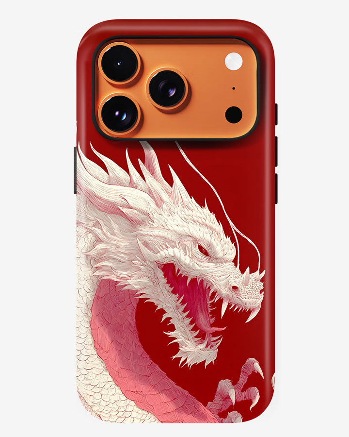 Red Dragon Spirit Armour Shell Phone Cover