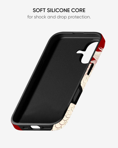 Red Dragon Spirit Armour Shell Phone Cover