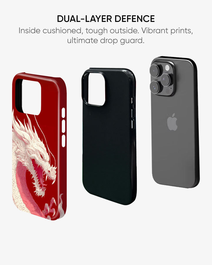 Red Dragon Spirit Armour Shell Phone Cover