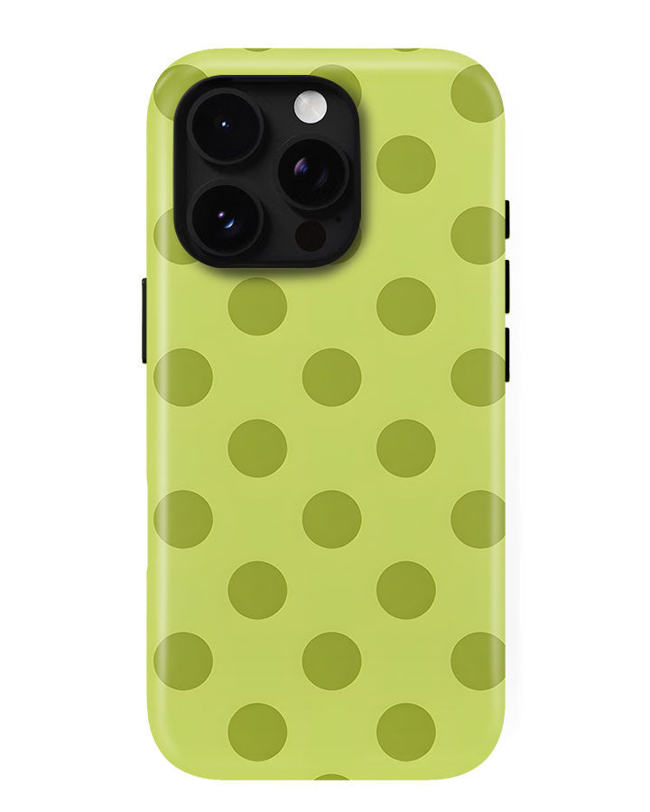 Lime Sprinkle Pop Glossy Armour Shell Phone Cover