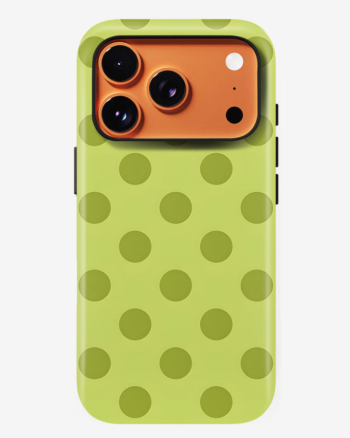Lime Sprinkle Pop Glossy Armour Shell Phone Cover
