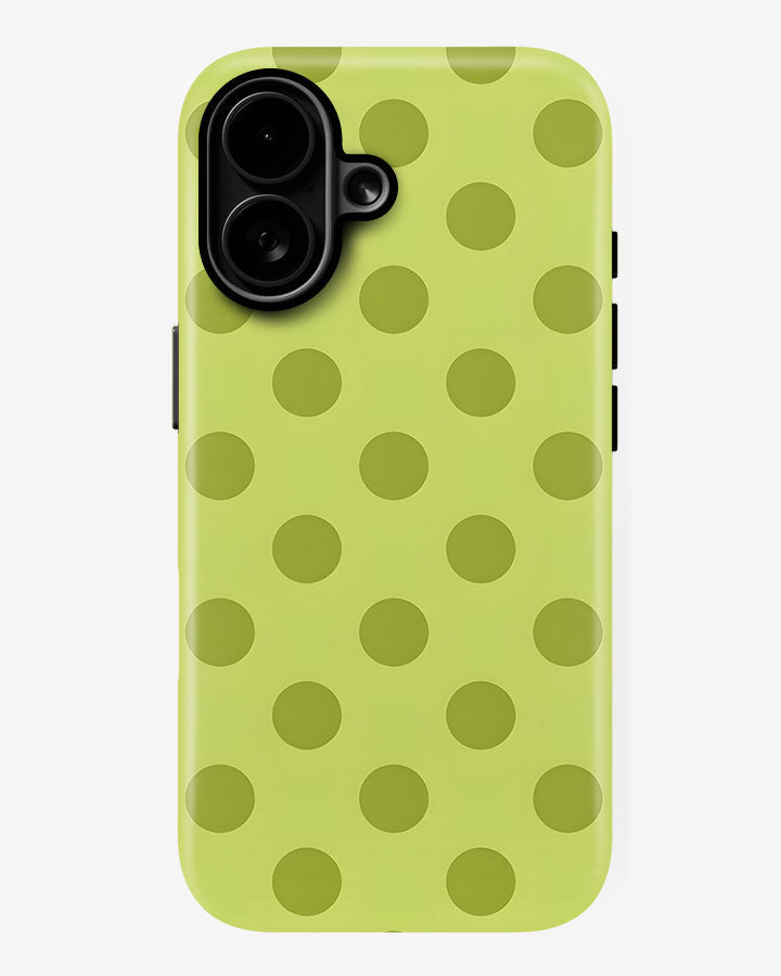 Lime Sprinkle Pop Glossy Armour Shell Phone Cover