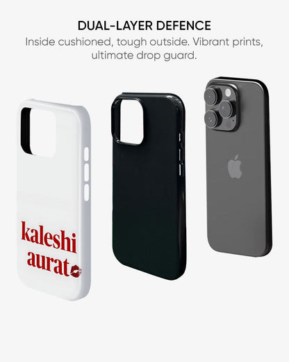 Kaleshi Aurat Desi Glossy Armour Shell Phone Cover