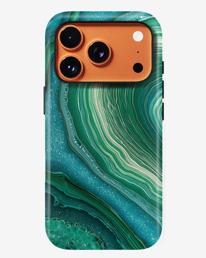 Jade Ripple Glossy Armour Shell Phone Cover