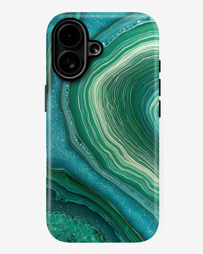 Jade Ripple Glossy Armour Shell Phone Cover