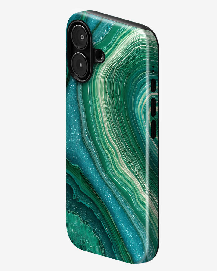Jade Ripple Glossy Armour Shell Phone Cover