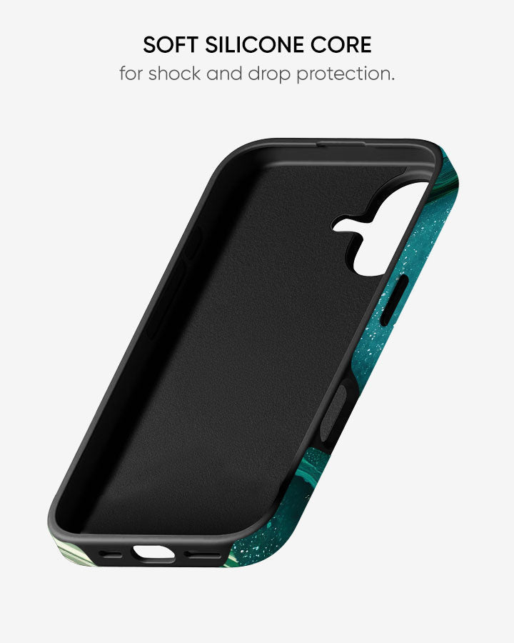 Jade Ripple Glossy Armour Shell Phone Cover