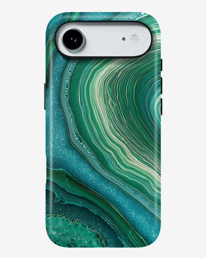 Jade Ripple Glossy Armour Shell Phone Cover
