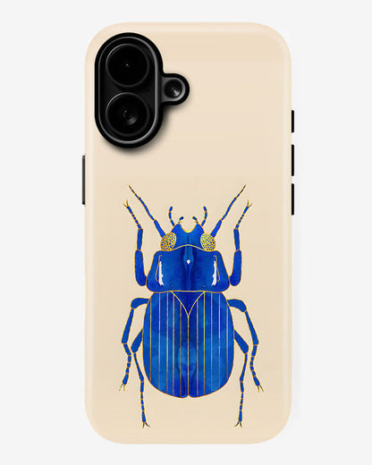 Cobalt Beetle Glossy Armour Shell Phone Cover