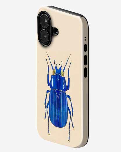 Cobalt Beetle Glossy Armour Shell Phone Cover