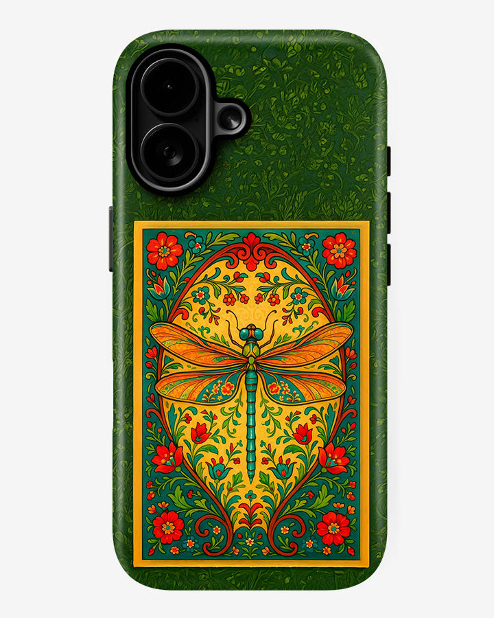 Wild Dragonfly Glossy Armour Shell Phone Cover
