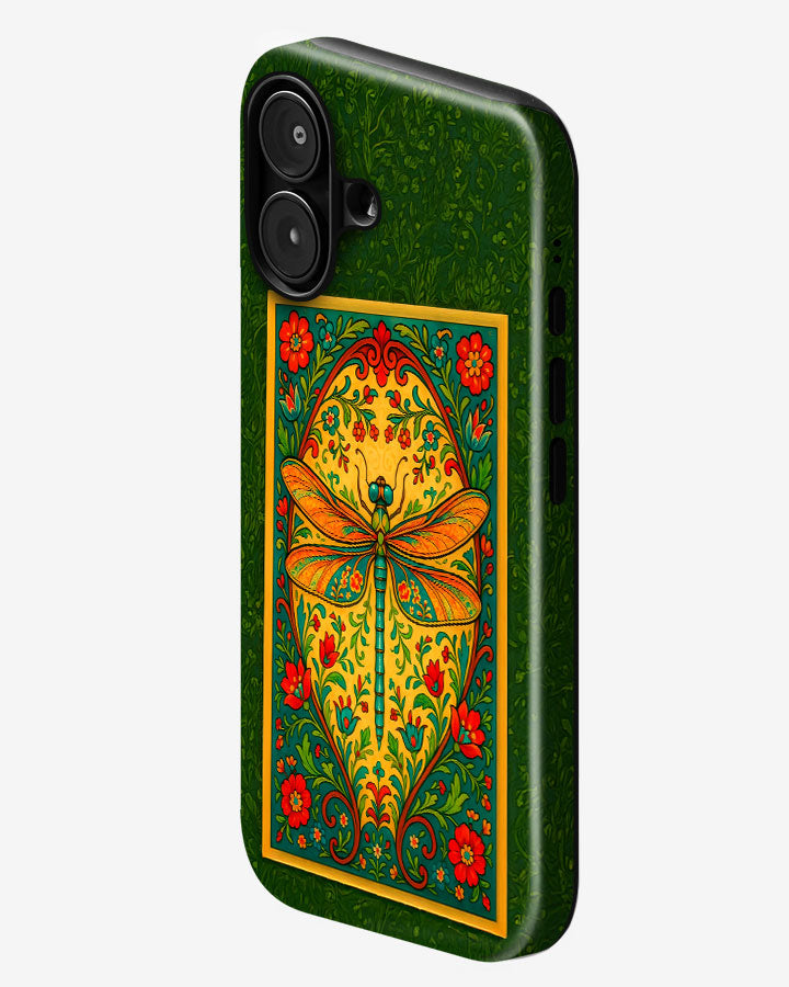 Wild Dragonfly Glossy Armour Shell Phone Cover