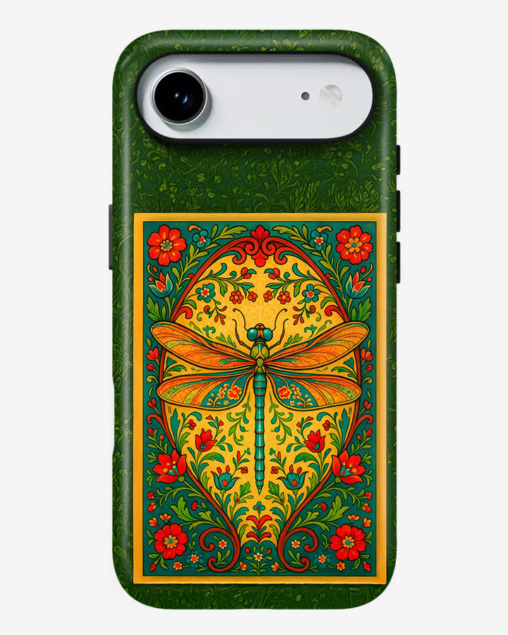 Wild Dragonfly Glossy Armour Shell Phone Cover