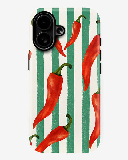 Chili Crush Glossy Armour Shell Phone Cover